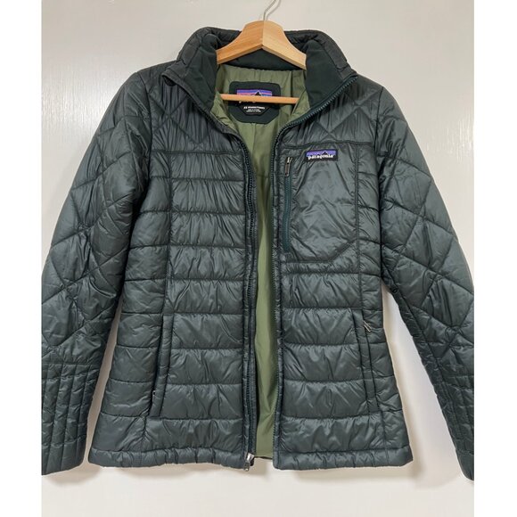 Patagonia Radalie Insulated Jacket Womens Puffer Forest Green Size XS - Picture 2 of 3